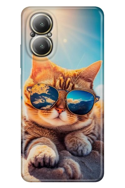 casetube حافظة Realme 12 Lite مصنوعة من المطاط الملون مطبوع من السيليكون المز...