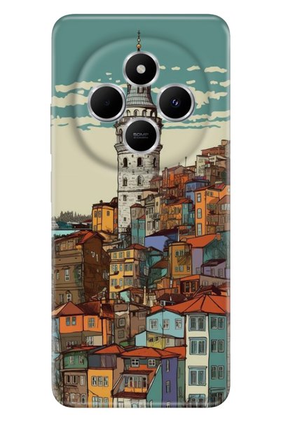 EGSTECH Xiaomi Redmi 14C Case Colorful Patterned Print Design Galata