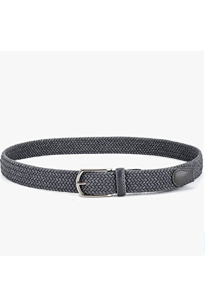 PUFO Sailor elastic belt for men 120-130 x 3.5 cm, adjustable, gray