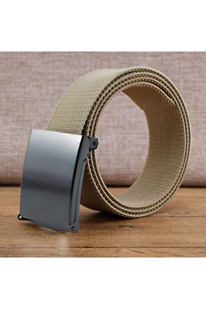 PUFO Army Elite Edition men's belt 3.8 x 125 cm, adjustable, beige
