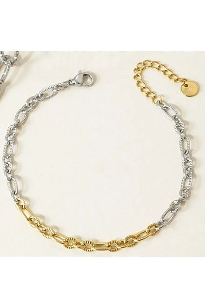 SIC MODA Bratara Bicolora Inox Sic Moda 6060