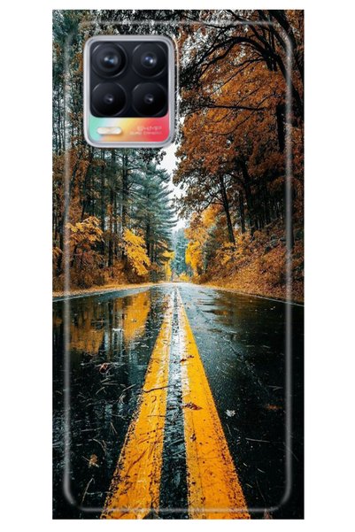 EGSTECH حافظة Realme 8 / Realme 8 Pro مصنوعة من السيليكون المرن الملون بنمط T...