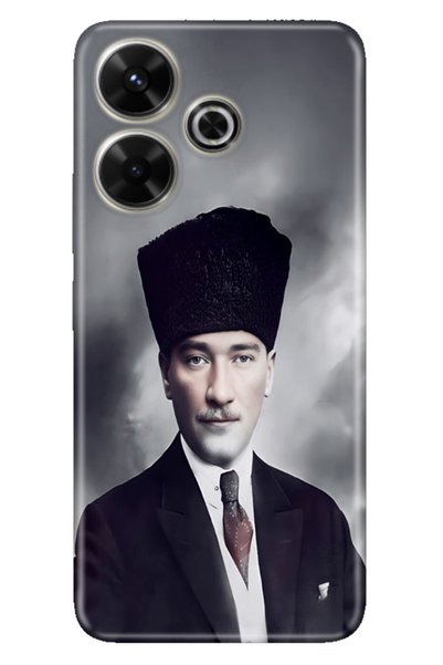 EGSTECH Xiaomi Redmi 13 4g Case Colorful Tpu Printing Silicone Ataturk