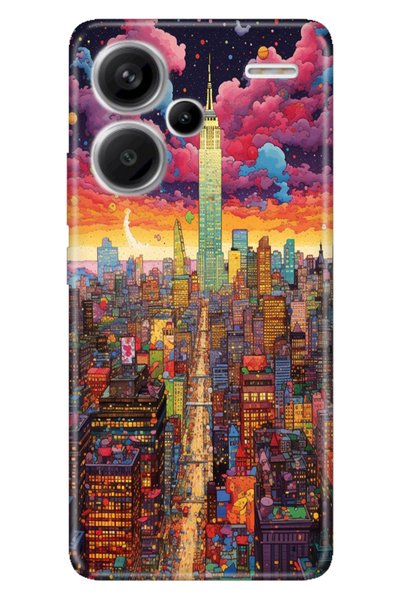 EGSTECH Xiaomi Redmi Note 13 Pro Plus 5g Case Colorful Pattern Printing Silic...