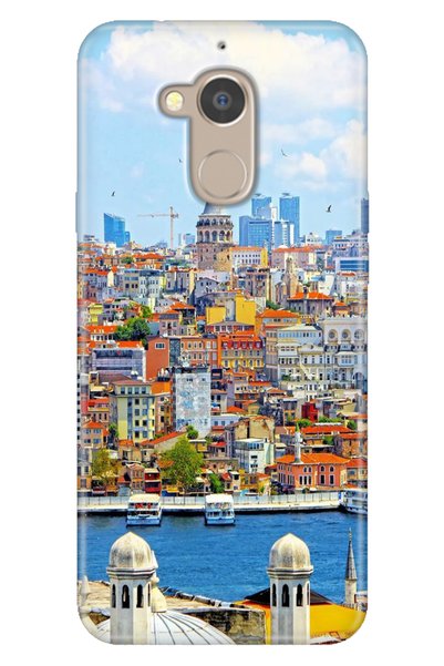 EGSTECH جراب متوافق مع General Mobile GM 8 منقوش من السيليكون الملون TPU UV ا...