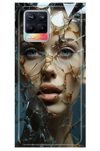 EGSTECH حافظة Realme 8 / Realme 8 Pro مصنوعة من السيليكون المرن الملون بنمط T...