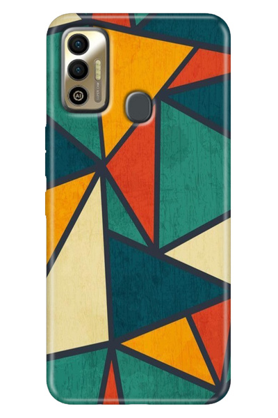 EGSTECH Tecno Spark 7 - 7t Case Colorful Themed Patterned Tpu Tecno Patterned...