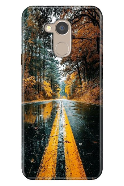 EGSTECH جراب متوافق مع General Mobile GM 8 منقوش من السيليكون الملون TPU UV F...