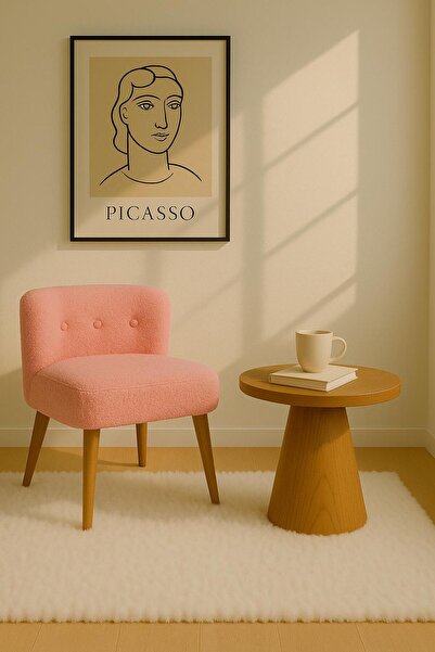 arge demo Star Rahat Oturum Alanlı Retro Gürgen Ahşap Ayaklı Puf Bench Koltuk Berjer