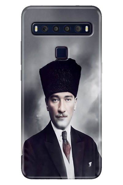 casetube حافظة TCL 10L مطبوع مقاس 6.53 بوصة من السيليكون الملون والغطاء الخلف...