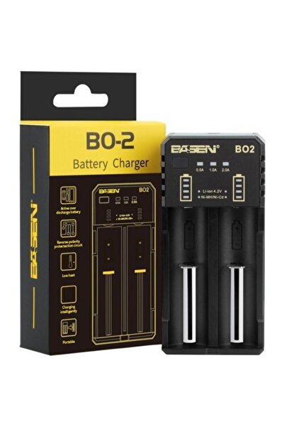 basen Bo-2 18650 3.7v Çiftli Pil Şarj Aleti