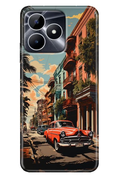 EGSTECH Realme Note 50 4g Case Colorful Fixx Cover Silicone Cuba