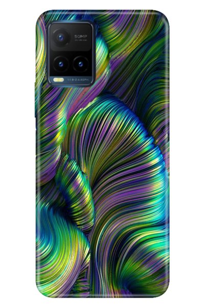 casetube حافظة متوافقة مع هاتف Vivo Y21S مصنوعة من مادة TPU الملونة بالأشعة ف...