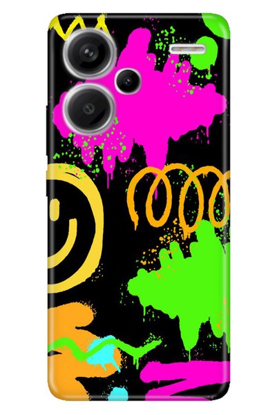 EGSTECH Xiaomi Redmi Note 13 Pro Plus 5g Case Colorful Patterned Print Silico...