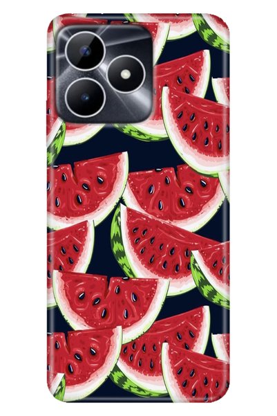 casetube Realme Note 50 4g Case Colorful Fixx Cover Silicone Watermelon