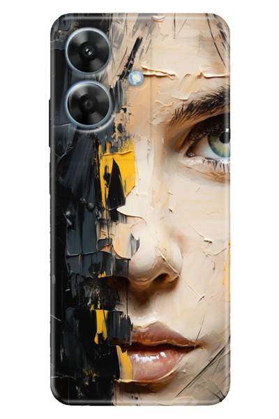 casetube حافظة Realme Note 60 4G ملونة بتصميم مطبوع نمطًا جميلًا