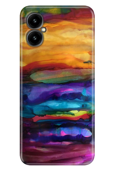 EGSTECH Omix X5 Case Patterned Printed Hd Calligraphy Silicone Watercolor
