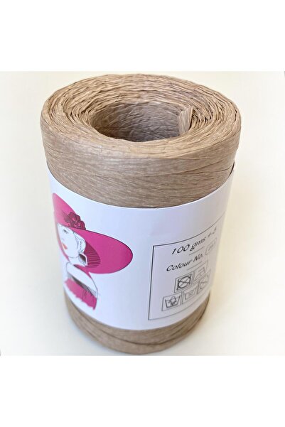 yumakça Nas Yumuşak Doğal Rafya-raffia Iplik 100 gr | Çanta Ve Supla Ipliği D83
