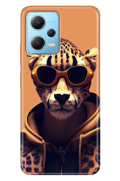 casetube Redmi Note 12 5g Case Printed Textured Cover Silicone Tiger