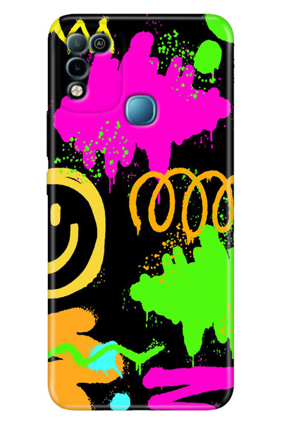 EGSTECH جراب متوافق مع هاتف Infinix Hot 11 Play بنمط كامل ملون من مادة TPU ال...