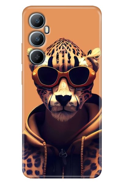EGSTECH Realme C65 Case (Rmx3910) Compatible Colorful Printed Silicone Tiger