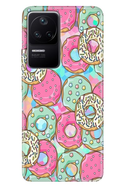 EGSTECH Xiaomi Poco F4 Case Patterned Cover Colorful Donut