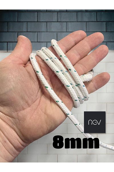 NevAvm Silk Rope, Iskota Rope, Sailor Rope, Swing Rope - (8mm 5 Meters)