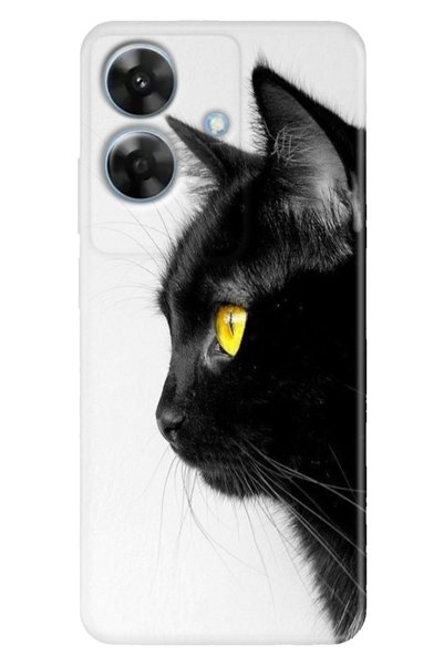 casetube Realme Note 60 4g Case Colorful Printed Design Patterned Case Cat Look