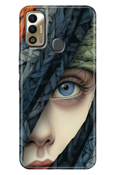 EGSTECH Tecno Spark 7 - 7t Case Colorful Themed Patterned Tpu Tecno Patterned...