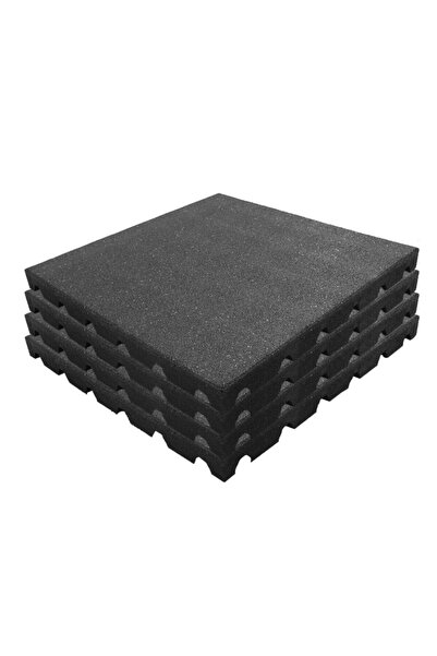 YALLA HomeGym 40MM EXTRA THICK Rubber Heavy-Duty Gym Floor Mat Black, Rubber ...
