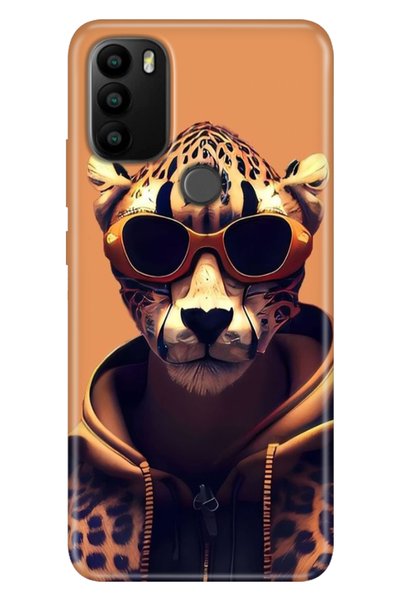 EGSTECH General Mobile Gm 21 Pro Case Printed Flexible Silicone Cover Tiger