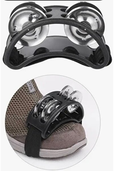 bademüzik Ayak Zili Kaliteli Lastikli Her Ayağa Uyumlu Ritim Aleti