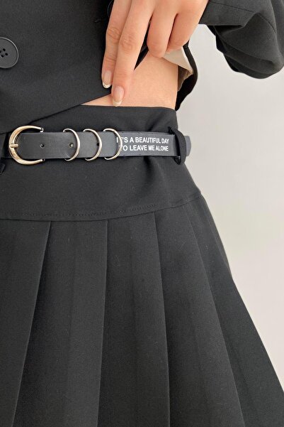 lizge giyim PODROBNĚ PLISOVANÁ SUKNĚ NA PÁSKU