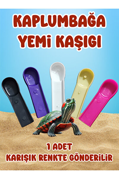 H×UUNG Kaplumbağa Yemi Kaşıgı 1 Adet Sürüngen Yemi Kaşıgı vb Türler için Uygun