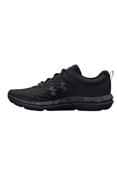 Under Armour Ua Charged Assert 10 Camo 3027036-001 Ανδρικά μαύρα παπούτσια για τρέξιμο και περπάτημα