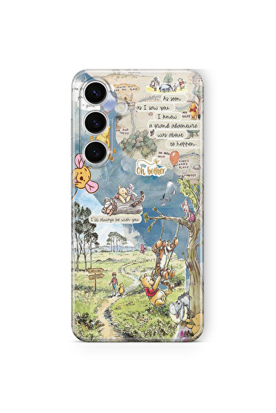 Space Star Samsung Galaxy S25 Fe Uyumlu Winnie The Pooh Kolaj Tasarım Baskılı...