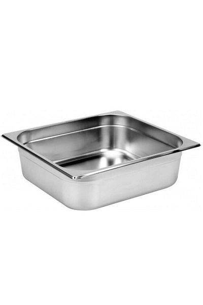 PUFO Tavă gastronorm din oțel inoxidabil pentru depozitarea alimentelor, catering, restaurante, fast-food, capacitate 5 l