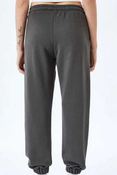 ESSFASIHON Thick High Waist Elastic Leg Trousers with Fleece Inside