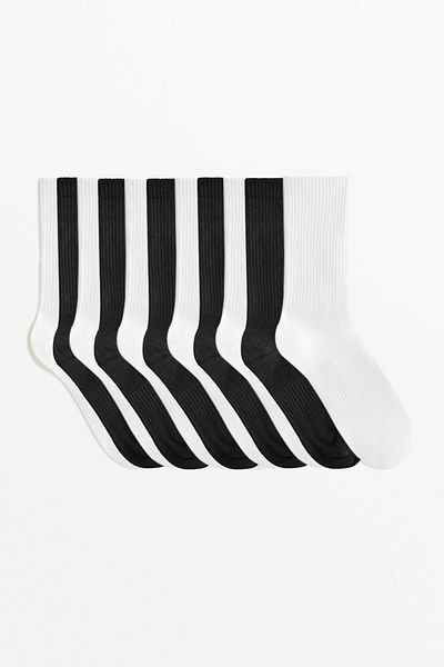 MEM SOCKS 12 Συσκευασία Βαμβακερές κάλτσες τένις με πλεκτά πλεκτά βαμβακερά χωρίς ραφές