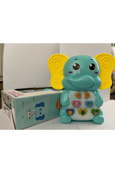 URZ GRUP Babycim Teether My Joyful Elephant Friend with Sound - My Joyful Frog Friend - My Joyful Bear Friend.