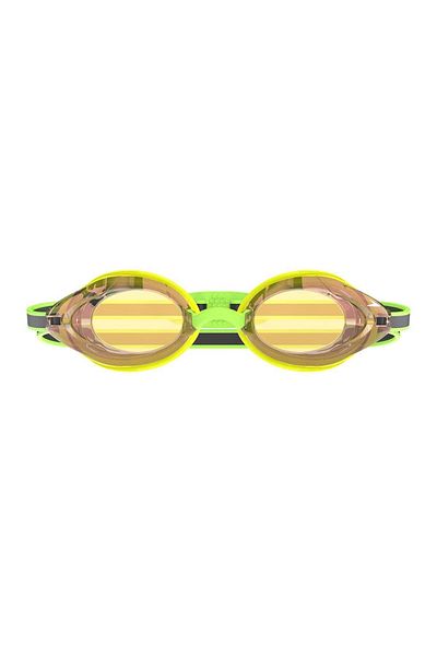 SPEEDO Vanquisher Mirrored Racing Goggles (Yellow-Grey)