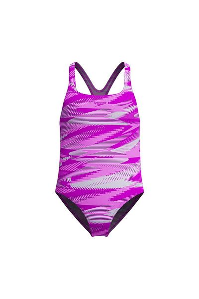 SPEEDO Girl's Swimsuit Hyperboom Alv Mdl Pink