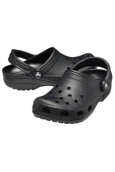 Crocs Saboți negri pentru copii