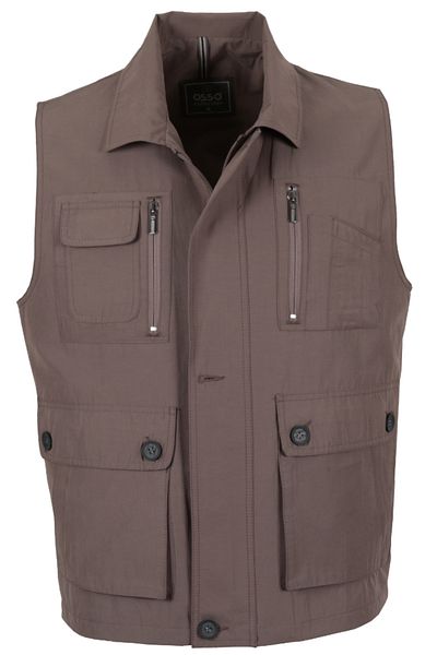 Modarar Men's Linen Vest Regular Cut Collar Rar01302