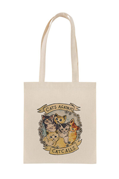 Namgo Cats Again Kittens Printed Cloth Bag