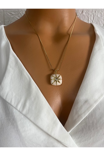 Aka Vintage kapaklı yıldız kolye