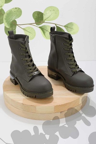 Bambi Matte Khaki Women's Boots & Booties02703021109