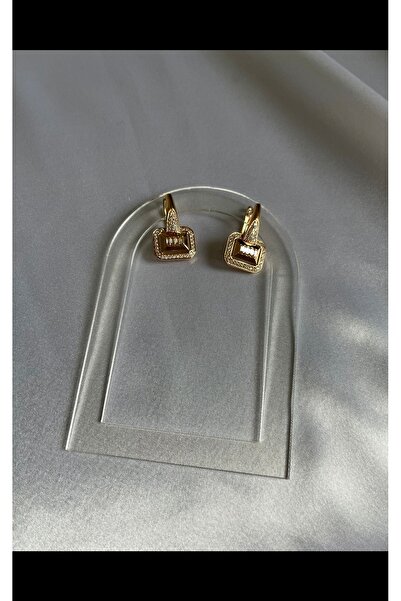 XUPING JEWELRY Baget taşlı gold kadın Çelik küpe