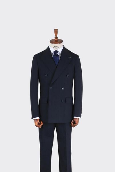 Kadir Büyükkaya Double Breasted Men's Suit-Kab1221S