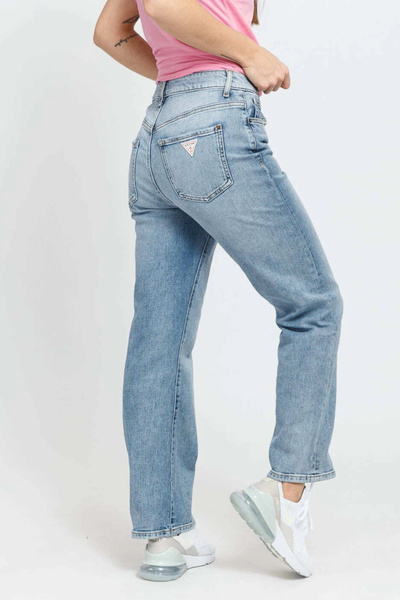 Guess Blugi dama Guess Cropped Mom W1BG07 Albastru 27 US